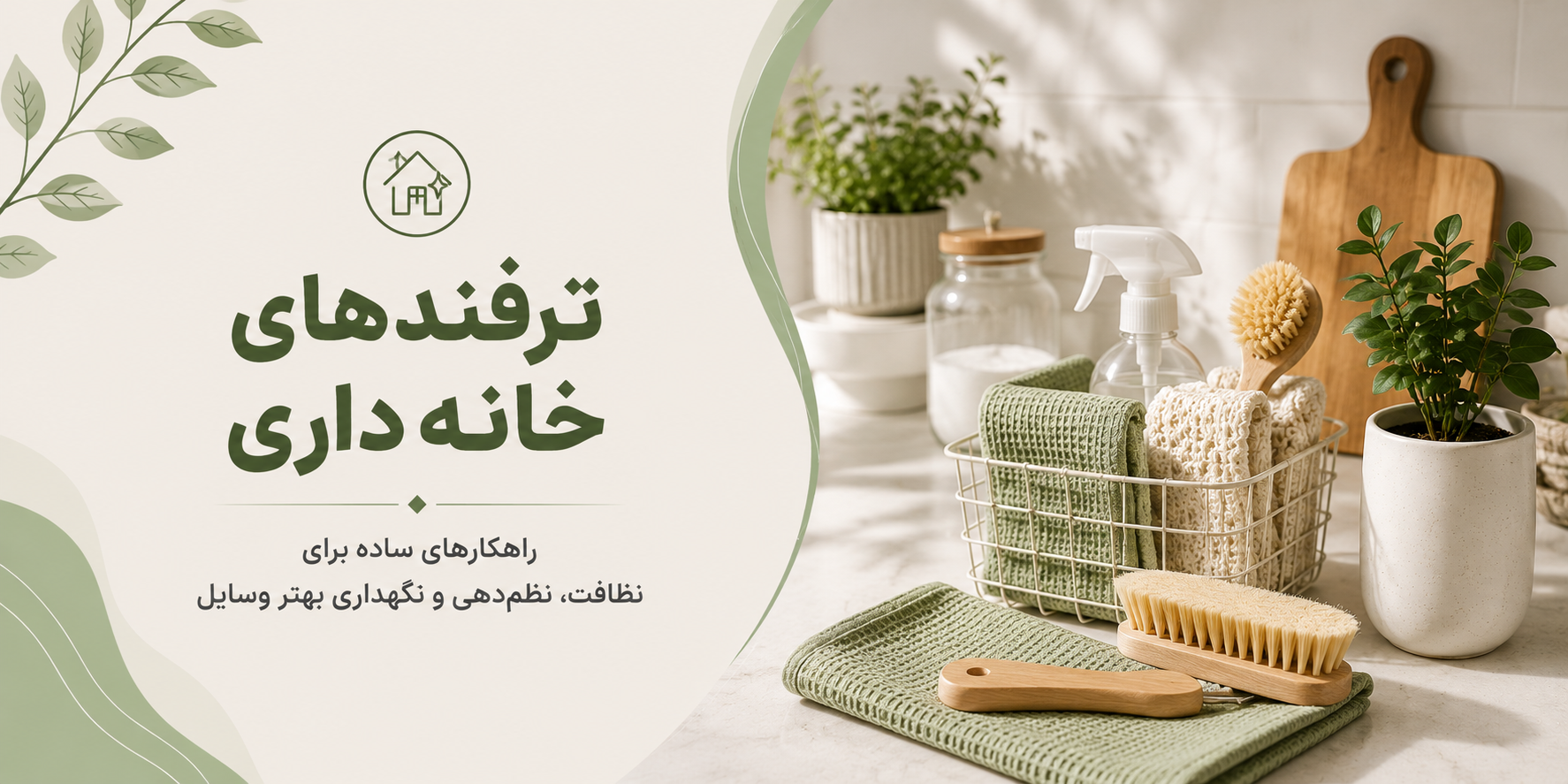 ترفندهای خانه‌داری؛ راهکارهای کاربردی برای نظافت، نظم‌دهی و نگهداری بهتر وسایل خانه