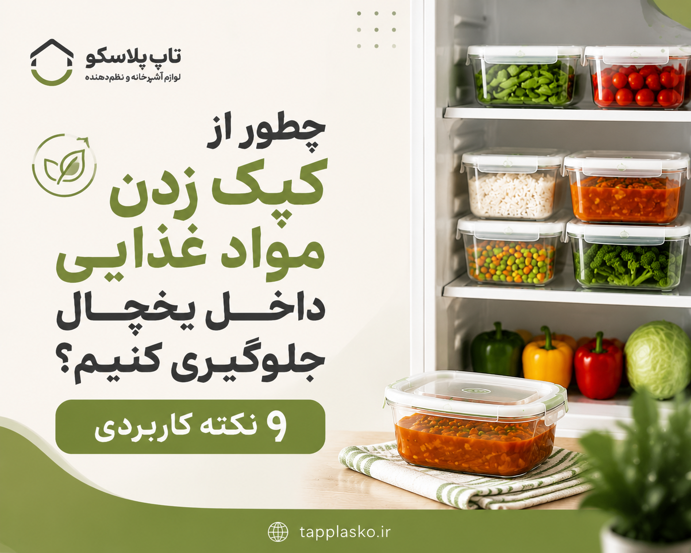 چطور از کپک زدن مواد غذایی داخل یخچال جلوگیری کنیم؟ ۹ نکته کاربردی