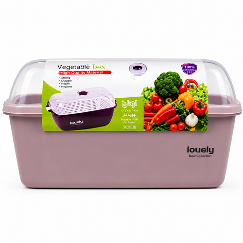 سبد نگهدارنده و آبکش سبزیجات لاولی (Lovely) دربدار مدل Vegetable Box