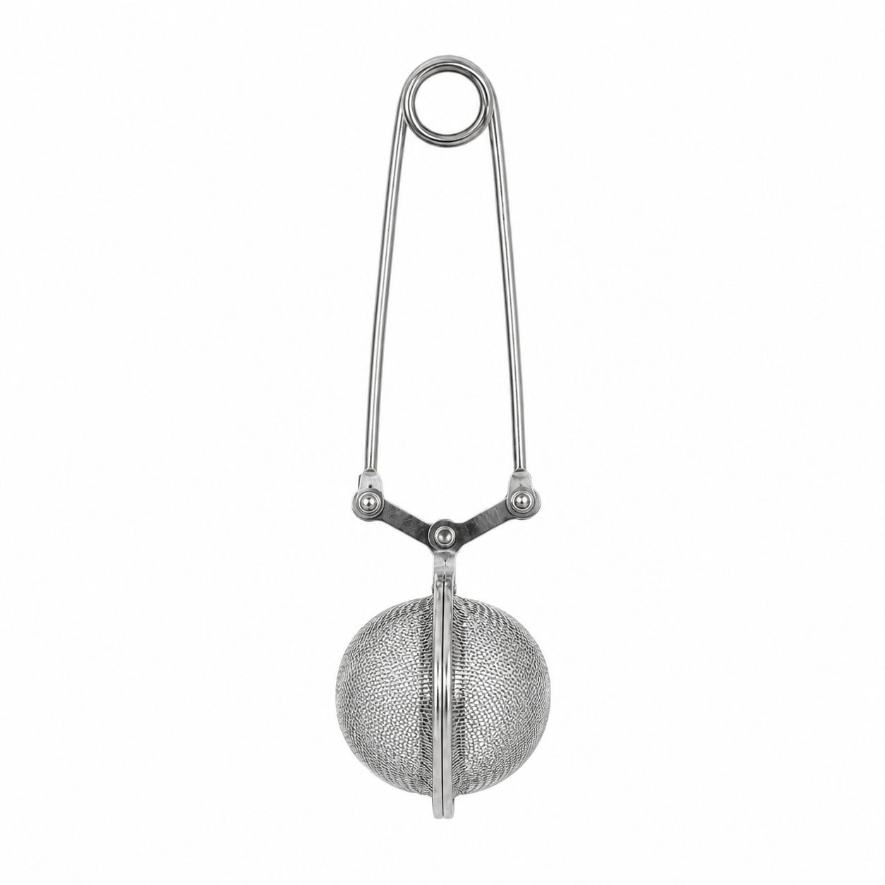 چای صاف کن انبری استیل ضد زنگ مدل توپی فشاری