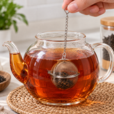 صافی چای توپی استیل زنجیردار